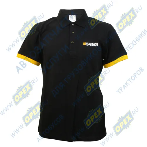 333.02180600 Поло FIRST KAMAZ 54901 черное; 50р КАМАЗ-УВК1