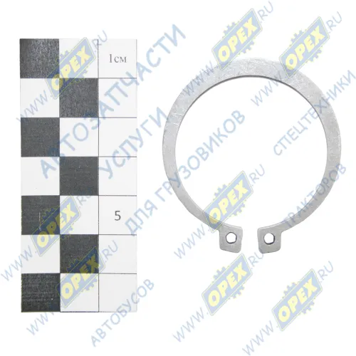 0630.501.156 Кольцо стопор. наружн. (в отвер.) с ушками ф38х45х2,3 ГОСТ-13942-86 КАМАЗ-УВК
