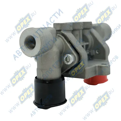 35205040010 Клапан растормаживания М16х1.5; черный+красный (сдвоенный) DAF LCV (1970-2020), KRONE (1970-2020), K?GEL (1970-2020), SCANIA LCV (1970-2020); 1738494 КАМАЗ-УВК5