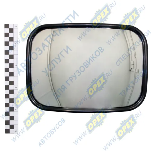 САКД458201.060-01 Зеркало боковое КАМАЗ,МАЗ широкоугольное сферическое (250х180) с подогревом (дополнит.) КАМАЗ-УВК