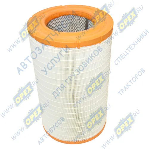 ЛНАЕ 1109660 Фильтр воздушный (элемент) ЭФВ внешний/основной A=313 B=177 H=524 VOLVO, CATERPILLAR, CASE, HITACHI VOLVO EC300 (1995-2021) КАМАЗ-УВК