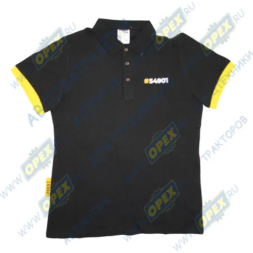 333.02180600 Поло FIRST KAMAZ 54901 черное; 50р КАМАЗ-УВК
