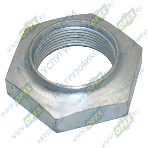 53205-2402269К Гайка С/И М42х2 h=28 К=64 подшипника с буртиком на 110 вал Евро; под ключ, с/и м42х2, h=20 КАМАЗ-УВК
