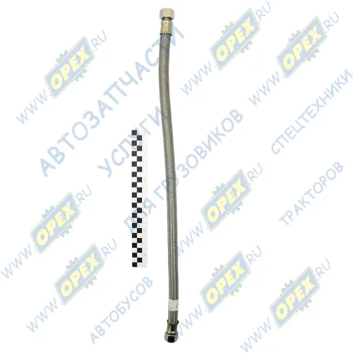 43101-3506060-20 Шланг тормозной ф18 L=640 Г=М20+К24/Г=М20+К24; в броне КАМАЗ-УВК