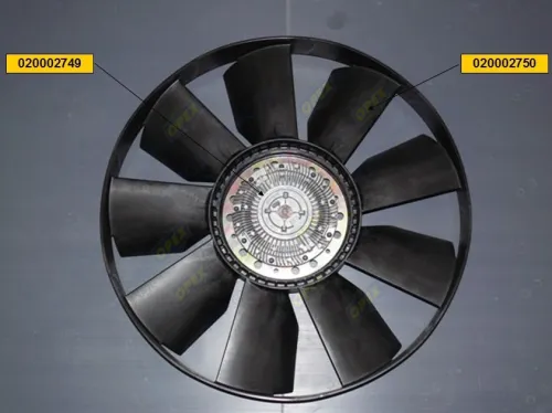 020002748 Вискомуфта вентилятора с крыльчаткой КАМАЗ-Евро2 (дв.740.50-51) КАМАЗ-УВК