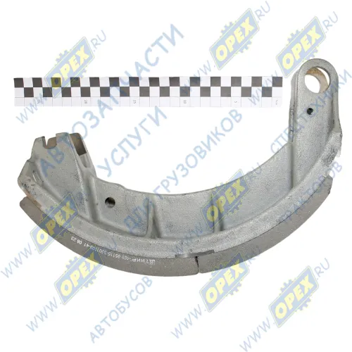 53229-3501090-51 Колодка тормозная (580х140) КамАЗ ЕВРО-2; (литая) короткая накладка КАМАЗ-УВК4