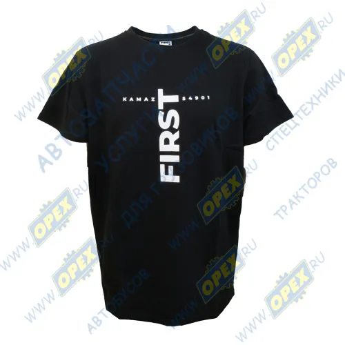 333.04180600 Футболка; FIRST KAMAZ 54901 черная 52р КАМАЗ-УВК1