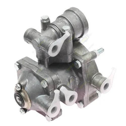 25.3522210 Клапан управления тормозами прицепа 2х-провод. (5 вых. М16х1,5)(с клапаном обрыва) Н/О (КУТП-2) KRONE (1970-2021), VOLVO FH (1993-2021); + КАМАЗ-УВК