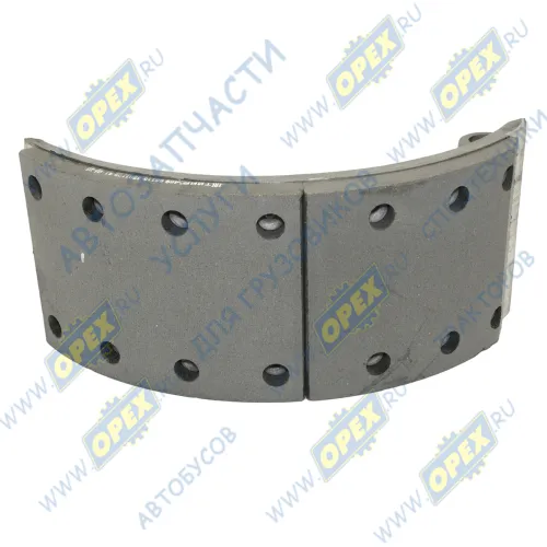 53229-3501090-51ЗЧ Колодка тормозная (580х140) КамАЗ ЕВРО-2; (литая) КАМАЗ-УВК