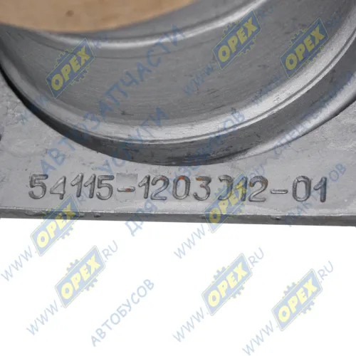 54115-1203012-01 Рукав глушителя (металлорукав) L=360 ф80 2 квадр.фланца по 4отв. ф10 Евро-2,3 КАМАЗ-УВК3