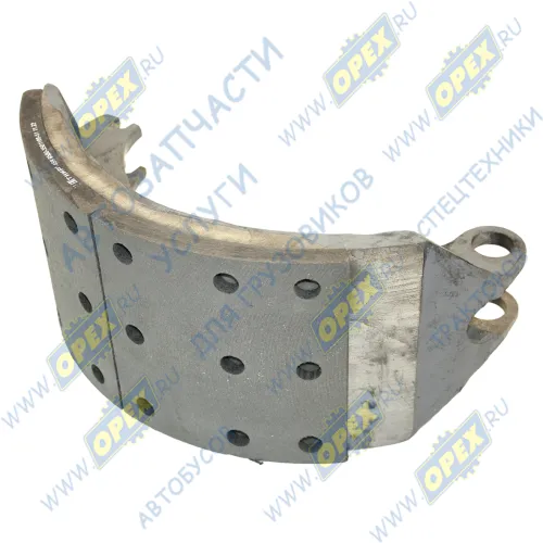 6520-3501090-51 Колодка тормозная (180мм) передняя с накладками; литая по середине вырез КАМАЗ-УВК1