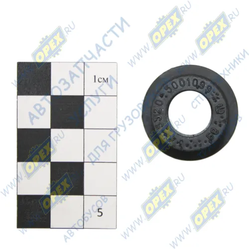 5320-5001099 Втулка (РТИ) ф14х22 L=28 L1=24 рессоры кабины КАМАЗ-УВК1