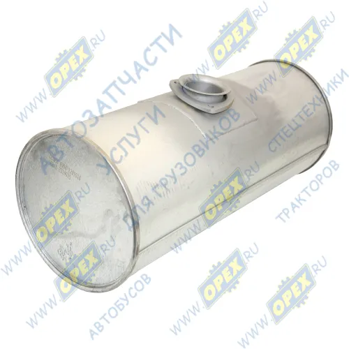 4308-1201010 Глушитель выпуска ф300 L=710; 2 треуг.фланца 3отв.ф12 КАМАЗ-УВК1
