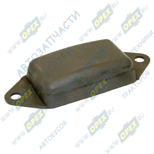 5320-2912624 Буфер задней рессоры (РТИ+металл) L=65х109 h=31 с пластиной L=65х175 2отв.ф10 КАМАЗ-УВК