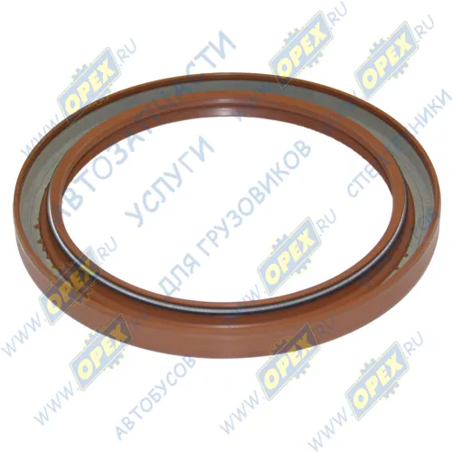 7406.1005160-01 Сальник (манжета) левого вращения 120х150х12 коленвала С/И; 120х150х12 с пружиной КАМАЗ-УВК