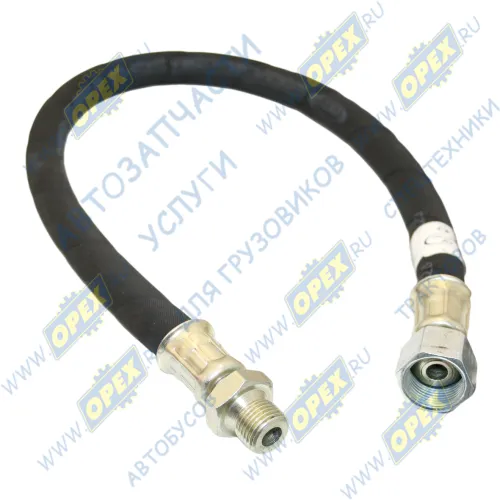 5320-3506060-10 Шланг тормозной ф18 L=600 Г=М20+К22(24)/Ш=М16+К17(22) передний КАМАЗ-УВК