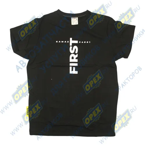 333.04180600 Футболка; FIRST KAMAZ 54901 черная 52р КАМАЗ-УВК