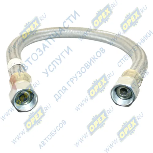 43101-3506060-20 Шланг тормозной ф18 L=640 Г=М20+К24/Г=М20+К24; в броне КАМАЗ-УВК1