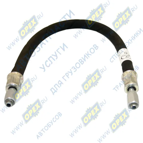 5320-3506368-10 Шланг тормоз. ф12 L=420-430 Г=М10+К13/Г=М10+К13 соедин.1-й, подкабинный КАМАЗ-УВК