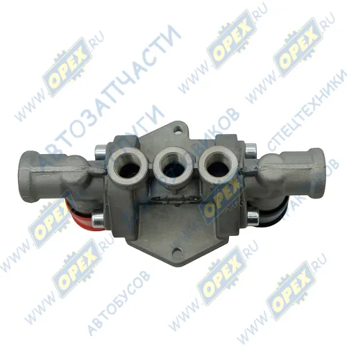 35205040010 Клапан растормаживания М16х1.5; черный+красный (сдвоенный) DAF LCV (1970-2020), KRONE (1970-2020), K?GEL (1970-2020), SCANIA LCV (1970-2020); 1738494 КАМАЗ-УВК2