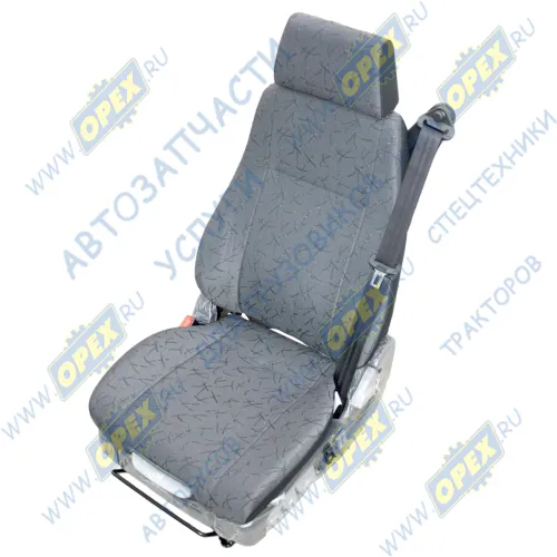 ВП6520-6800100-11 Сиденье водителя; с подголовником, регулировка.поясн.подпора, на пневмо-подвеске КАМАЗ-УВК