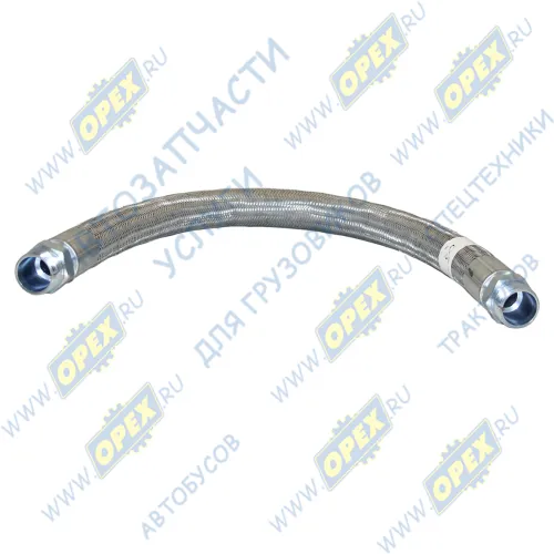 6520-3506060-50 Шланг тормозной (ШТУЦЕР+ШТУЦЕР) L=605 Ш=М30+К32/Ш=М30+К32 бронированный КАМАЗ КАМАЗ-УВК