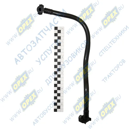 740.70-1104258-11 Трубка ПВХ ф15 L=480 быстросъем.зажимы, подкач.насоса.для Common Rail 400 л/с КАМАЗ-УВК1