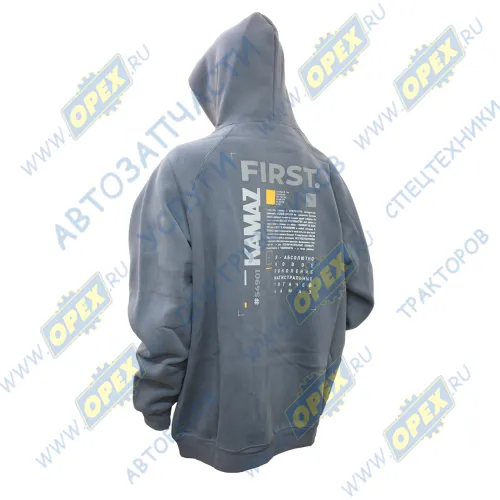 333.2118060052 Худи с капюшоном FIRST KAMAZ 54901 rus; 50-52р КАМАЗ-УВК2