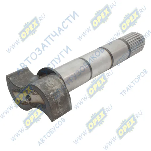 81.50301.0221 Вал тормозной левый (S); (L=290 [250] мм; ф42 мм; шлицы-26); AL7/NR4/VD4 MAN TGA (2000-2021), MB O 500 (2000-2021) КАМАЗ-УВК