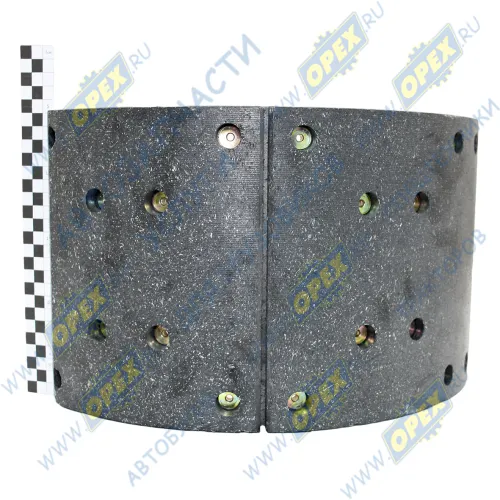DZ90149346077 Тормозная колодка в сборе с накладкой (ширина =220мм) КАМАЗ-УВК4