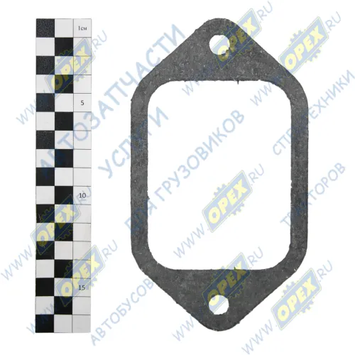 53205-1170254 Прокладка С/Ф; 95х165; 2отв.ф11,патрубка подводящего КАМАЗ-УВК