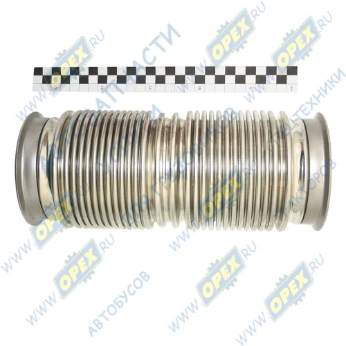 000.4859.359.000 Рукав глушителя (металлорукав) L=300мм, ф105мм под хомут под глушитель-нейтрализатор СБ; (нерж.) КАМАЗ-УВК1