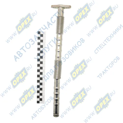 000.4859.269.000 Трубка (сталь) ф22/флянец 2отв.ф10 L=400 "гофра" с/и, слива масла, ТСМ29.2.400.00/000.4859.269.000 КАМАЗ-УВК1