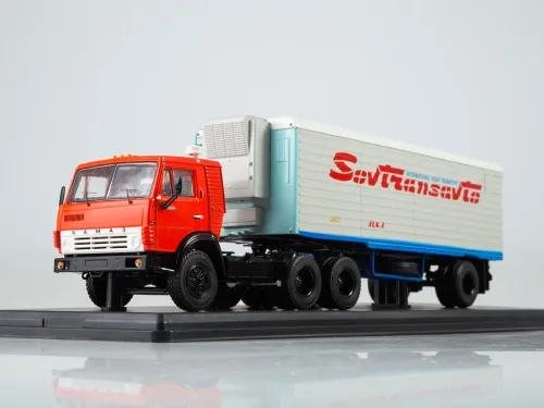 777.SSM7064 Игрушка - Масштабная Модель; КАМАЗ-54112 с полуприцепом Alka N12CH Sovtransavto КАМАЗ-УВК3