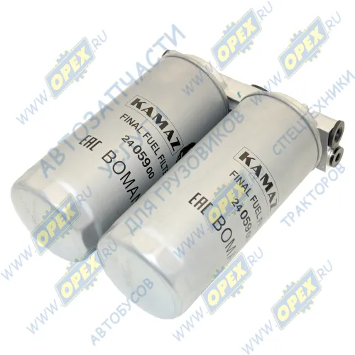 6W.55.322.20 Фильтр ФТОТ тонкой очистки топлива КАМАЗ Евро 4 (740.63-400); ММЗ; Д245; Д249; Д260 в сборе КАМАЗ-УВК