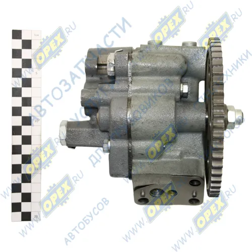 740.1011011 Насос масляный для а/м КАМАЗ (Евро 0) 740.10 (с шестерней); с шестерней в сборе и прокл. регулировочной КАМАЗ2