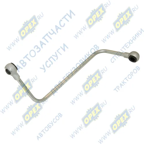 740.13-1111568 Трубка (сталь) ф6; L=330 под 2 штуцера ф10 подвода масла к ТНВД КАМАЗ