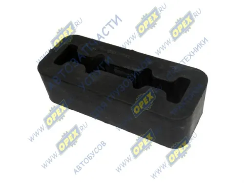 5320-1001179 Подушка (РТИ) прямоуг. 65х160 h=45 поддержив. опоры КПП КАМАЗ