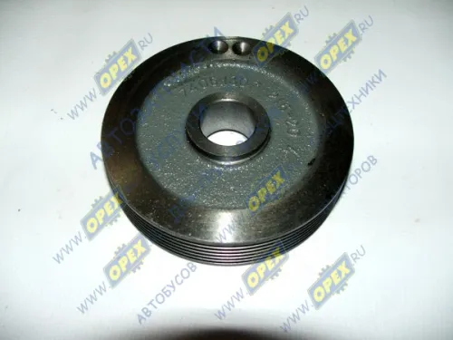 7406.1307216-20 Шкив под поликлин.ремень ф25/ф104 h=26 под подшипник, водяного насоса (вентилятора) КАМАЗ