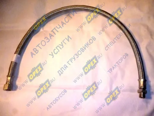 4310-3506060 Шланг тормоз. ф17 L=820 Г=М20+К24/Ш=М16+К22 в пружине передний КАМАЗ