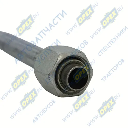 65115-3506304 Трубка (сталь) ф12; L=500 Г=М18+К22/Г=М18+К22 разный изгиб КАМАЗ2