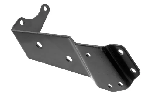 54115-1203030-40 Кронштейн левой трубы (турбо) L=400х120 7отв.угловой, левый КАМАЗ