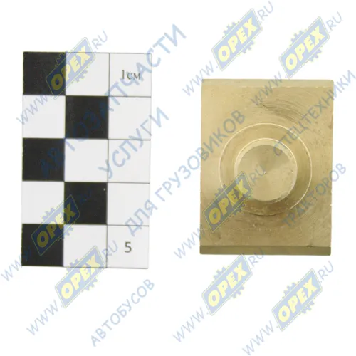 14.1702035 Вкладыш (бронза) L=40х30х14 (сухарь) вилки 4-5 КПП КАМАЗ2