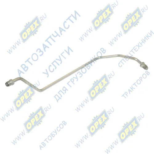 740.3407110 Трубка (сталь) ф10;; Н/О L=735 Ш=М16+К17/Ш=М18+К19 С/И выс.дав насоса ГУР КАМАЗ