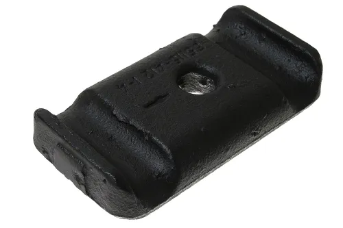 65115-2902412 Накладка (сталь) 90х165х29; 1отв.ф22 передней рессоры КАМАЗ