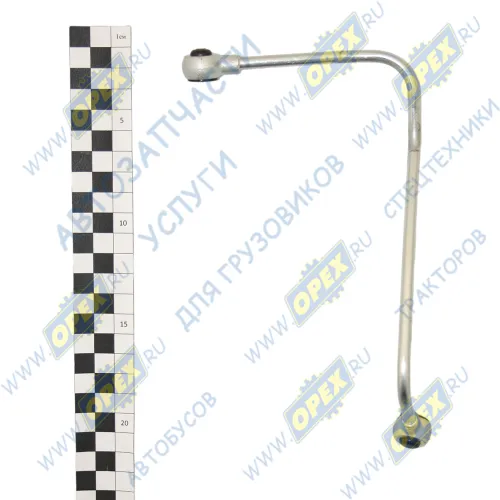 740.30-1111568 Трубка (сталь) ф6; L=310; под 2 штуцера ф10 подвода масла КАМАЗ1