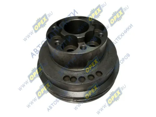 740.13-1005061 Шкив коленвала 2руч. под болт ф45х195; h=120 креп.6отв.ф12 КАМАЗ