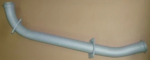 5320-1203011 Труба приемная L=1100 фигурн фл 4отв.ф12/фигурн фл 4отв.ф12 левая (короткая) КАМАЗ