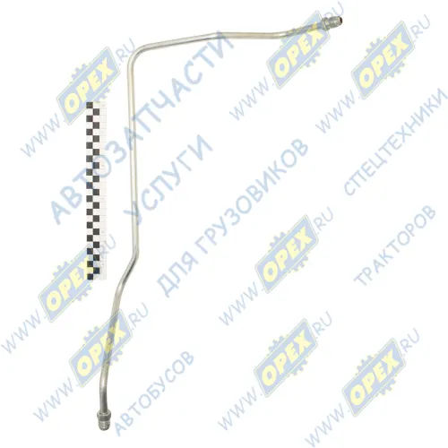 7406.3407110-10 Трубка (сталь) ф10; L=890 Ш=М16+К17/Ш=М18+К24 высокого давления насоса гидроусилител КАМАЗ1