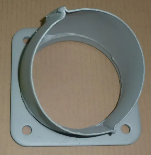 43255-1203015 Патрубок ф120 L=110; фланец 4отв.ф10 вып.Е-3 КАМАЗ